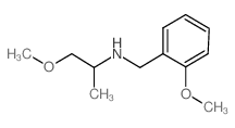 (2-methoxybenzyl)(2-methoxy-1-methylethyl)amine(SALTDATA: FREE) Structure