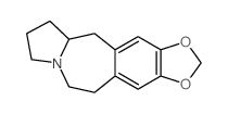 5,8,9,10,10a,11-hexahydro-6h-[1,3]dioxolo[4,5-h]pyrrolo[2,1-b][3]benzazepine结构式