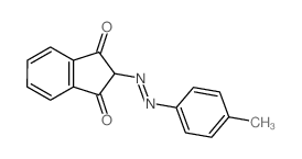 1H-Indene-1,3(2H)-dione,2-[2-(4-methylphenyl)diazenyl]-结构式
