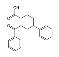 (1S,2R,4S)-2-Benzoyl-4-phenyl-cyclohexanecarboxylic acid结构式