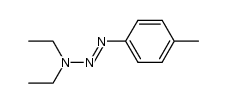 3,3-diethyl-1-(4-methylphenyl)-1-triazene结构式