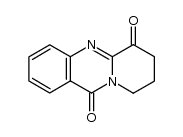 9,10,11,12-tetrahydro-4H-pyrido[2,1-b]quinazoline-4,9-dione结构式
