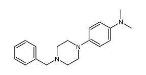 N-benzyl-N'-(4-dimethylaminophenyl)-piperazine Structure