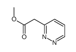 Methyl pyridazin-3-yl-acetate Structure