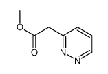 Methyl pyridazin-3-yl-acetate structure