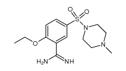 2-ethoxy-5-(4-methyl-1-piperazinylsulfonyl)benzamidine结构式