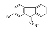 2-bromo-9-diazofluorene Structure