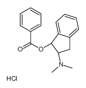[(1R,2R)-2-(dimethylamino)-2,3-dihydro-1H-inden-1-yl] benzoate,hydrochloride Structure