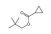 2,2-dimethylpropyl cyclopropanecarboxylate结构式