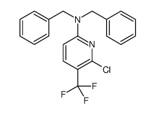 N,N-dibenzyl-6-chloro-5-(trifluoromethyl)pyridin-2-amine Structure