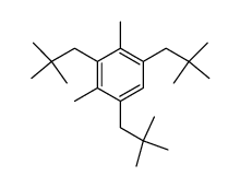2,4-Dimethyl-1,3,5-trineopentylbenzol结构式