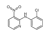 N-(2-chlorophenyl)-3-nitropyridin-2-amine结构式