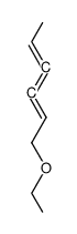 ethyl-hexa-2,3,4-trienyl ether Structure