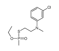 3-chloro-N-[2-[ethoxy(methyl)phosphoryl]sulfanylethyl]-N-methylaniline结构式