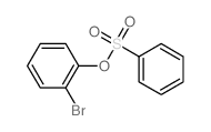 1-(benzenesulfonyloxy)-2-bromo-benzene结构式