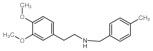 2-(3,4-dimethoxyphenyl)-N-[(4-methylphenyl)methyl]ethanamine Structure