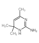 2-Pyrimidinamine,1,6-dihydro-4,6,6-trimethyl- Structure