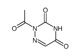 2-acetyl-2H-[1,2,4]triazine-3,5-dione Structure