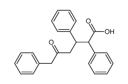 3-hydroxy-2,3,4-triphenyl-butyric acid Structure