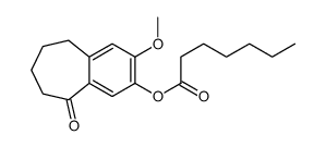 (2-methoxy-5-oxo-6,7,8,9-tetrahydrobenzo[7]annulen-3-yl) heptanoate Structure