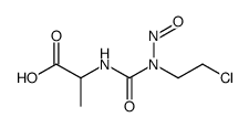 N-(2-chloroethyl)-1-nitrosocarbamoylalanine结构式