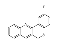 2-fluoro-6H-thiochromeno[4,3-b]quinoline Structure