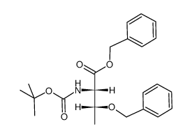 (2S,3R)-benzyl 3-(benzyloxy)-2-((tert-butoxycarbonyl)amino)butanoate Structure