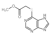 methyl 2-(5H-purin-6-ylsulfanyl)acetate structure