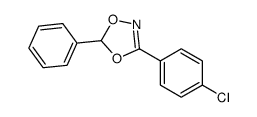 3-(4-chlorophenyl)-5-phenyl-1,4,2-dioxazole结构式