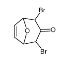 2,4-dibromo-8-oxabicyclo[3.2.1]oct-6-en-3-one Structure