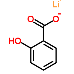 Lithium salicylate Structure