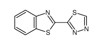 Benzothiazole, 2-(1,3,4-thiadiazol-2-yl)- (9CI) structure