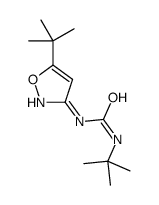 1-tert-butyl-3-(5-tert-butyl-1,2-oxazol-3-yl)urea结构式