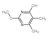 5,6-二甲基-4-羟基-2-甲氧基嘧啶结构式