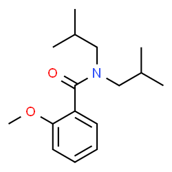N,N-Diisobutyl-2-methoxybenzamide结构式