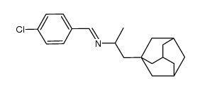 (E)-1-(adamantan-1-yl)-N-(4-chlorobenzylidene)propan-2-amine Structure