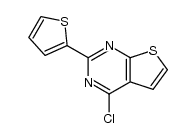 4-chloro-2-thiophen-2-yl-thieno[2,3-d]pyrimidine结构式