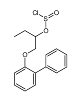 1-(2-chlorosulfinyloxybutoxy)-2-phenylbenzene结构式