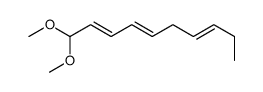 1,1-dimethoxydeca-2,4,7-triene结构式
