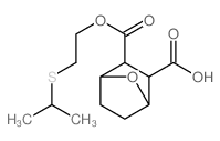 6-(2-propan-2-ylsulfanylethoxycarbonyl)-7-oxabicyclo[2.2.1]heptane-5-carboxylic acid structure