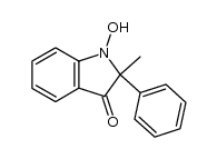 2-methyl-3-oxo-2-phenylindoline-1-hydroxide Structure