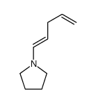 1-penta-1,4-dienylpyrrolidine结构式