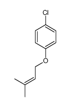 1-chloro-4-(3-methylbut-2-enoxy)benzene结构式