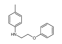 4-methyl-N-(2-phenoxyethyl)aniline Structure