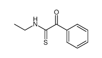 Phenylglyoxylsaeurethionethylamid结构式