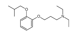 N,N-diethyl-3-[2-(2-methylpropoxy)phenoxy]propan-1-amine结构式