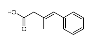 3-methyl-4-phenyl-3-butenoic acid Structure