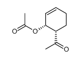 cis-1-Acetoxy-2-acetylcyclohex-5-en Structure