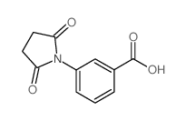 3-(2,5-二氧代吡咯烷-1-基)苯甲酸结构式