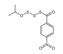 S-(propan-2-yloxydisulfanyl) 4-nitrobenzenecarbothioate结构式